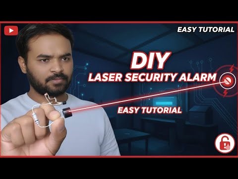 Laser home security system #experiment #circuit #scienceproject