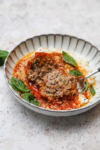 Tender-Baked Ground Beef & Ricotta Meatballs - Well Seasoned Studio