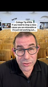 12K views · 78 reactions | College Tip #906 (Best Tips): If you need to drop a class cause you are miserable or it’s just not working out.. #college #classes #drop #add #class | Harlan Cohen | Facebook