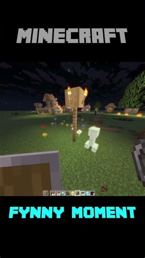 MINECRAFT FUNNY MOMENTS firse 😂 #gaming #minecraft #shorts
