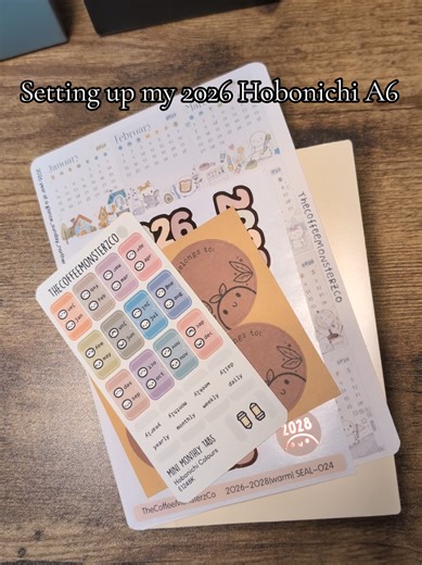 Set Up My 2026 Hobonichi A6: Year in Review & Monthly Tabs