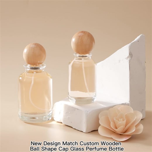 50ml Manufacturer Round Perfume Bottle Fragrance Glass Perfume Bottle 100ml 30ml Sprayer Custom Empty New Design Perfume Bottle