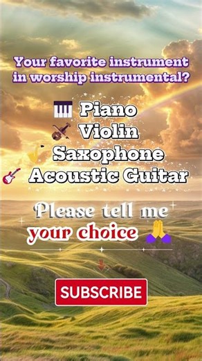 The BEST Instrument for Worship Music? #pianoworship #guitarworship #violinworship
