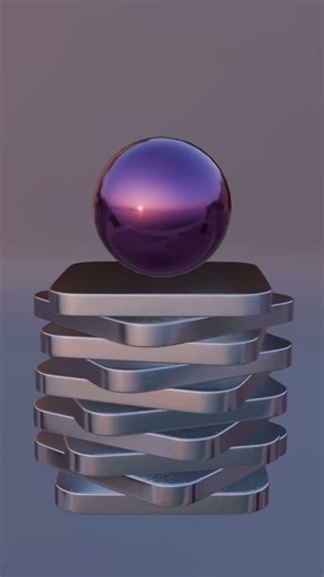 Simple & Satisfying Blender Animation 🔥 #shorts #asmr #animation #3danimation