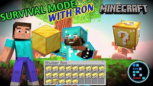 MINECRAFT | RON COLLECTED SOMUCH GOLD FOR LUCKY BLOCKS