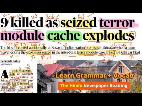 The Hindu Analysis Today | Newspaper Reading Practice | Learn Advanced English Grammar + Vocabulary