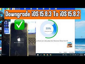 How to Downgrade iOS 15.8.3 To iOS 15.8.2 with 3uTools everything done