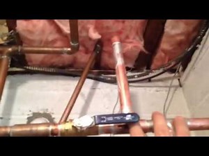 How to stop water hammer