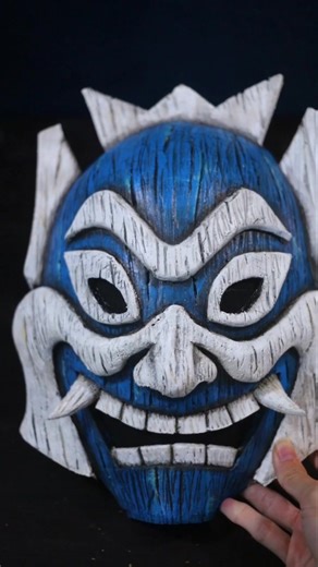 BLUE SPIRIT Mask Pattern & Tutorial on YouTube