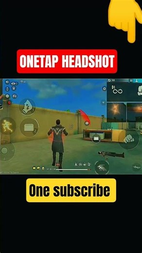 how to one tap in free fire #freefire #onetap #shorts