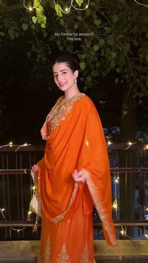 Wore Orange Indianwear First Time 🧡 Now I’m Obsessed! | Up to 50% Off at Faeezah