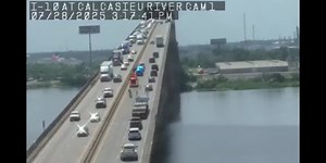 First Alert Traffic: Accident on I-10 bridge causing congestion