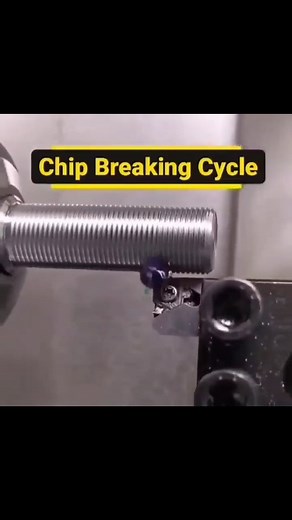 𝗢𝗰𝘁𝗮𝗻𝗲 𝗪𝗼𝗿𝗸𝗵𝗼𝗹𝗱𝗶𝗻𝗴 on Instagram: "Chip Break Threading Cycles Using a G32 threading cycle, synchronization can be maintained whether traversing on a single axis or in combination. G32 differs from other thread cutting cycles in that taper and/or lead can vary continuously throughout the entire thread. Knowing this, some creative programming can be utilized to do things like peck threading. In a production environment, chip control is paramount. As you can see, this strategy is v