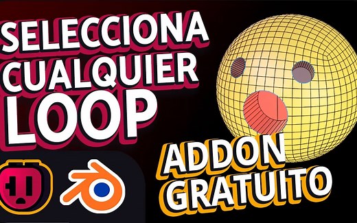 iBlender中文版插件 NGon Loop Select 多边形面选周围循环边效率建模 Blender教程