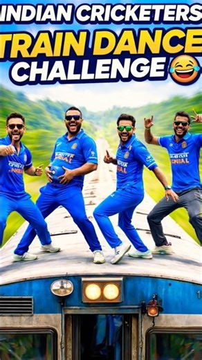 Indian Cricketers Train Dance Challenge 😂 | Cricket Shorts