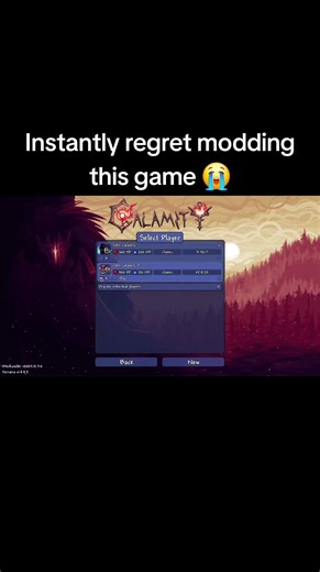 Instant Regret in Terraria Calamity Mod