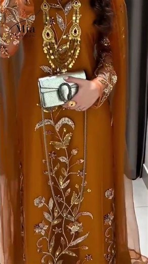 beautiful Arabic wedding dress #arabic #wedding #fashion #bridal #shorts