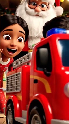 Santa’s Christmas Toy Factory! 🤖🚒🧸 Learn Colors (Green, Red, Blue) & Counting with Santa Claus