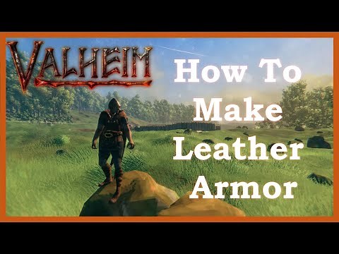 Valheim How To Make First Armor Set |Leather Armor | Early Game
