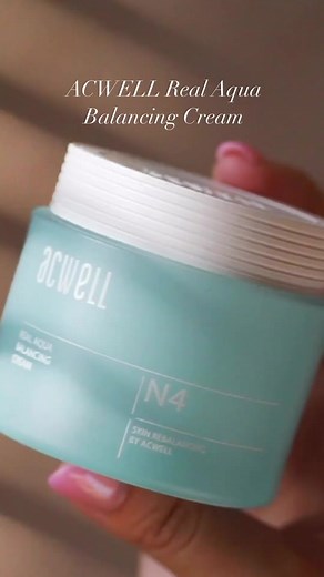 ACWELL Real Aqua Balancing Cream: Perfect Summer Hydration