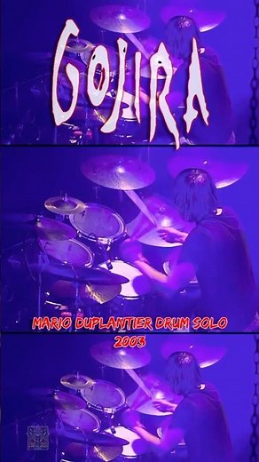 Gojira Live 2003 – Mario Duplantier Drum Solo 🔥