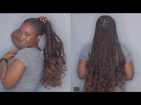 Knotless French Curl Braids | Darling Loose Braids