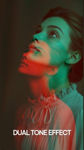 🎨 Dual Tone Effect in Seconds ✨ | Photoshop #shorts