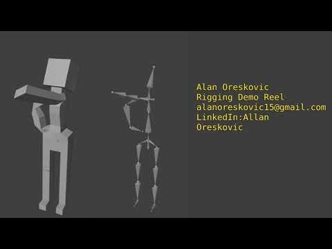 Character rigging demo reel - 3D Blender
