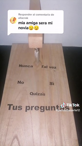 Respuestas con el Péndulo Infinito