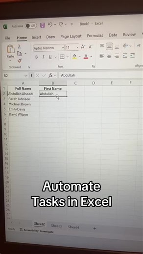 Save Time on Excel على TikTok