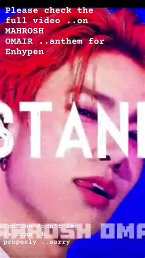 ‪@mahroshomair_official‬ check out the whole song nowplease so it can reach Enhypen ‪@ENHYPENOFFICIAL‬