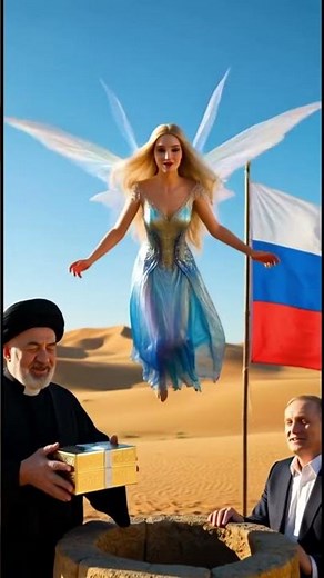 Trump Steals a Magical Gift! 🎁✨ Putin & Khamenei are Shocked!#trump#putin #politicalsatire #funny