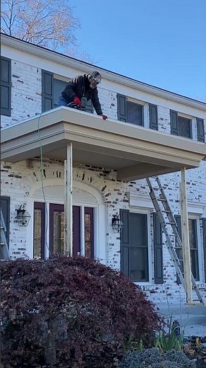 Installing drip edge #workerlife