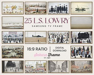 25 L.S. Lowry Paintings, Samsung Frame TV Art (digital Download) - Etsy UK