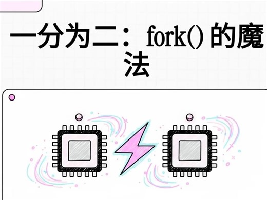 一分为二，fork()的魔法