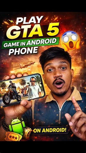 Grand Theft Auto V 😱Play GTA 5 on Android Without PC🔥