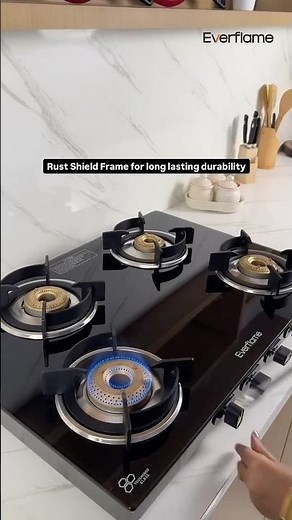 Everflame Delite 4 Burner Gas Stove – Performance, Design & Real Cooking Test | Product Video