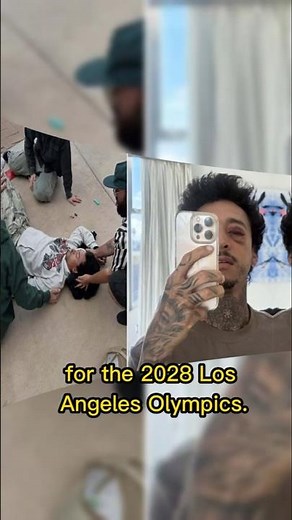 Team USA Skater Nyjah Huston Hospitalized After Horrifying Crash #olympics #medalist #injured