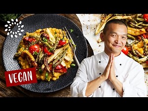 Linsen an knusprigem Gemüse [Rezept] - Vegan