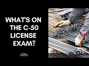 Pass The C-50 License Exam In 5 Easy Steps - Rebar Contractor Guide to the Reinforcing Steel License