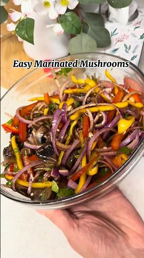 Easy Marinated Mushrooms
