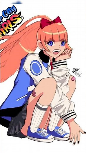 Speedpaint of a fan art of Kyoko from River City Girls 🧡 #drawingprocess #digitalpainting