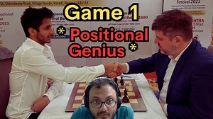 Vidit Gujrathi had the white pieces against Peter Svidler in their first game of the Maharashtra Chess Challenge 2023. What a game this was! We had a decisive result. Check out the battle along with the commentary of IM Sagar Shah and learn from the great positional mastery that was on show! Video: ChessBase India #Chess #ChessBaseIndia #viditgujarathi #petersvidler | ChessBase India