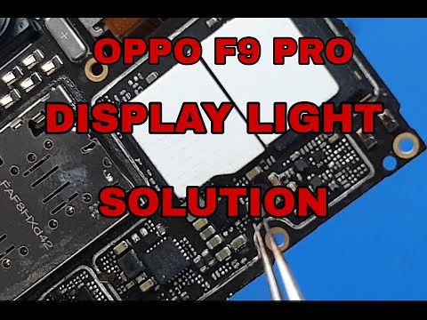 OPPO F9PRO LCD DISPLAY LIGHT SOLUTION! !EASY STEP 10 MIN. AFTER SUCCESS