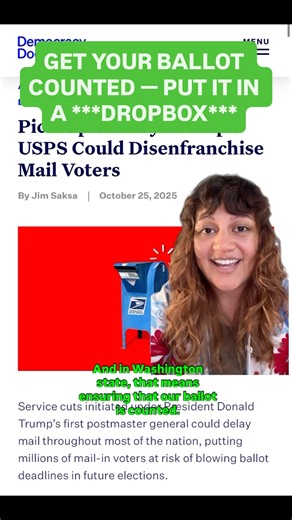 One of the best ways for Washington workers to build systems that work for us is to organize — and to VOTE. But this year, the Trump regime is working hard to undermine USPS and keep your vote from getting counted in time. Avoid this by putting your ballot in a DROPBOX before 8pm on November 4. Don’t wait: get counted! #washington #vote #workersrights | Working Washington