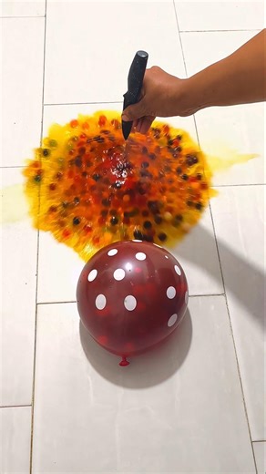 Amazing ❣️💛 Colorful Balloon Orbeez Popping #asmr #balloon #poppballons