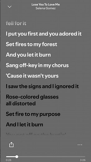 Selena Gomez - Lose You To Love Me (Lyrics) #spotify #popular #trending