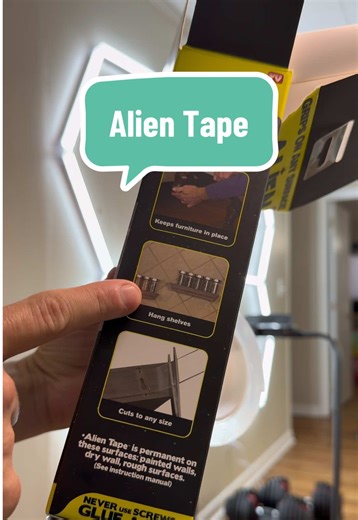 Double-Sided Tape for Easy LED Light Hanging