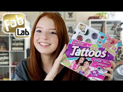 Check out these new FabLab Glitter Tattoos! Unicorn, Mermaid, Emoji and more!
