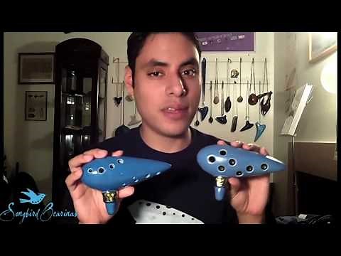 Songbird Ocarina OoT Comparison (7 hole and 12 hole)